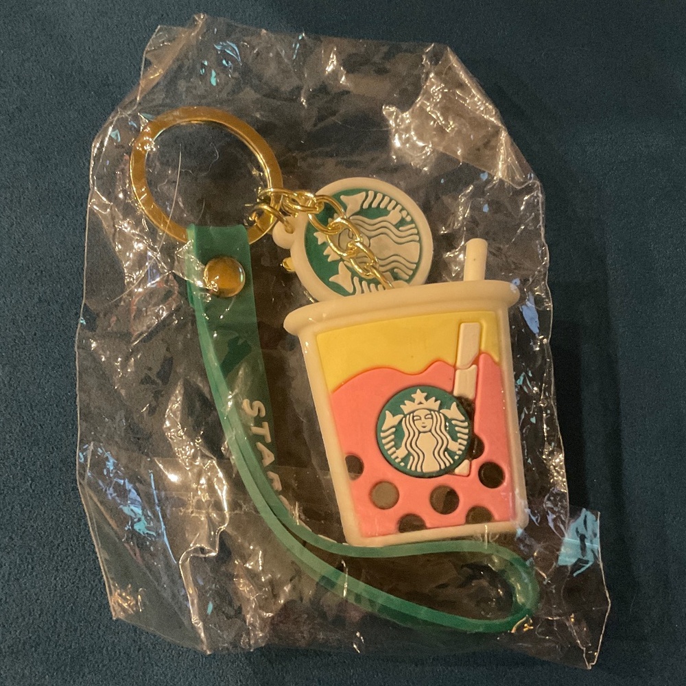 NWOT Starbucks key chain